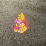 Winnie the‎ Pooh Disney Piglet Fleece 1/4 Zip Pullover Sweater Adult Large Green Photo 1