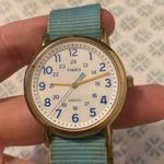 Timex Woman’s gold tone quartz movement stainless steel  INDIGLO watch! Photo 7