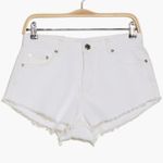 Rebecca Minkoff Margo Denim Shorts Alabaster Wash NWT Size 28 Photo 2