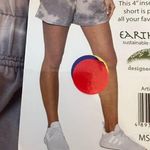 Earth Yoga Stretch Purple Gray Marble shorts NWT XL Photo 1