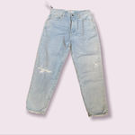 Betro Simone premium denim mom’s jeans high waisted distressed Sz 32 NWT Photo 1