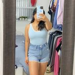 Wild Fable Baby Blue Bodysuit Photo 0