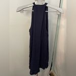 THML  by Anthropologie size small blue tank dress‎ embroidered Photo 7