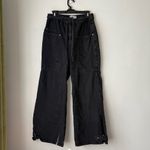 Free People  We the Free CRVY Outlaw Wide-Leg Jeans in Black Jasper S Photo 4
