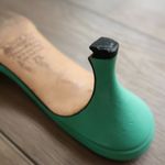 Unique Vintage Vintage Mint Green Braided Kitten Heel Mules – Made in Italy Photo 5