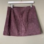 BLANK NYC 100% Leather Suede Zipper Mini Skirt - 27 Photo 2