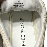 Free People NEW  Catch Me If You Can Crochet Platform Sneakers size 40 White Photo 8