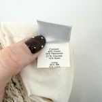 Monique Lhuillier Tweed Bouclé Skirt Cream Black Trim Silk Lined Photo 6