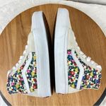 Vans ‎ Sk8 Hi Tapered Floral Sneakers White Suede Canvas Multi 3.5 Men 5 Women Photo 3