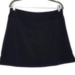 Ekouaer  Black Athletic Skort Size XL Black Golf Skirt Photo 0