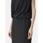 AllSaints Zeta Ali‎ Women's Black Wool Blend Dress Elastic Waist Size Large Fall Photo 3