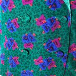 Victoria's Secret Vintage Victoria’s Secret Gold Label Floral Green Pajamas set size small * Photo 4