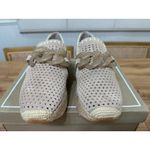 Dolce Vita Jhenee Espadrille Perforated Taupe Suede Sz 8 NIB Chunky Chain Detail Tan Photo 5