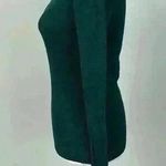 EXPRESS  Green Ribbed Scoop Neck Sweater Size XS Photo 2