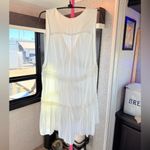 Free People  Ivory Sleeveless Dress top size Medium Photo 1
