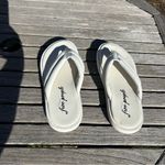 Free People  Wonderland Thong Sandals / White size eu 41‎ us size 10 Photo 6