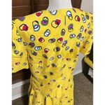 VTG Anne Crimmins for UMI Women's Suit Skirt & Jacket Yellow polka dot sz 12 Photo 5