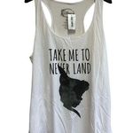 Disney Hot Topics Tank Top Size 3X  Peter Pan Neverland White NWT Photo 0