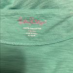 Lilly Pulitzer  Teal 3/4 Length Sleeve Shirt Dress Photo 3