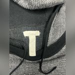 Soma black/grey oversized knit dolman sleeved hoodie sz L/XL Gray Size L Photo 1