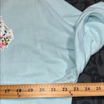 Venley women’s size large spirit jersey long sleeve blue floral college tee Photo 4