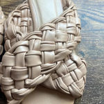 Bamboo  Beige Tan Braided Sandals size 8 Photo 3
