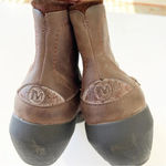 Merrell Luxe Mid 5” Ankle Boot Brown Leather Women’s Size 7.5 Brushed Metallic Photo 6