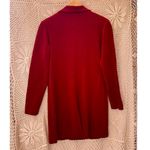 Rabbit Design 90s Long Button Up Blazer Coat Red Stretchy Or Mini Dress Photo 1