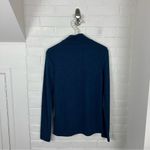 LuLaRoe Blue Ribbed Mock Neck Lightweight Knit Long Sleeve Size S Photo 6