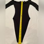 ZARA Black Mesh Body Suit Rounded neck Long Sleeves, size Medium M Photo 5