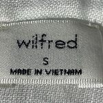 Wilfred Blouse Small White Linen Cover Up Tie Waist Country Club Lagenlook Photo 4