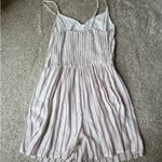 Hollister  Romper Cut-Out Striped Stomach White Red Blue Photo 3