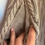 SER.O.YA Cable Knit Cardigan Tan Photo 7