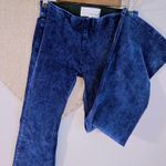 Newbury Kustom Blue Corduroy Flare Pants Photo 0