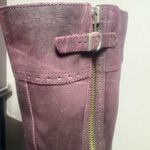 BORN Poly Purple Suede Leather Boots Size 6.5 Photo 8