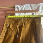 Athleta Cabo Linen Jogger Toasted Ochre Gold Burnt Orange Athleisure Size 4 Photo 6