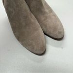 Madewell Grey Suede Leather Ankle Boots Womens 10 Booties Fall Classic Casual Photo 3