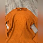 Melrose and Market  Vibrant Orange Turtleneck Sweater Photo 3