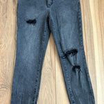 We The Free  Black Wash Women’s Cropped Distressed skinny Jeans size 28 Photo 0