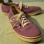 Vans Purple Low-cut Sneakers Women’s Size 7.5 Photo 0