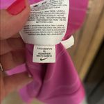 Nike  GOLF shirt Women’s  Pink Striped Sleeveless Athletic Polo top XL‎ Photo 4