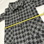 Houndstooth Charles Gray London Women's Belted Black/Gray  Coat Sz L Large Jacket Photo 4