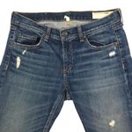 Rag and Bone  Dre Capri Jean Women Sz 27 Blue Distressed Normcore Business Classic Photo 6