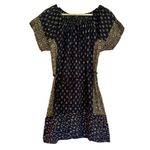 Lucky Brand cotton bandana block print short dress xs Photo 3