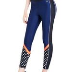 💙💖 P.E. Nation Down to the Wire Star Print Leggings Blue Size XS Photo 0