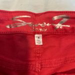 SEVEN 7 jeans. Womens Sz: 4 sunset bermuda shorts Bright Pink Stretch Rolled hem Photo 5