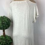 Athleta  Ivory Shala Short Sleeve Cold Shoulder Dress NEW M Photo 4