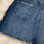 Abercrombie & Fitch Embroidered Denim Mini Skirt Photo 4