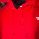Champion  Men's Vibrant Red Hoodie Photo 4