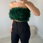 By Mollie Feather Bust Bandeau Crop Top Photo 0